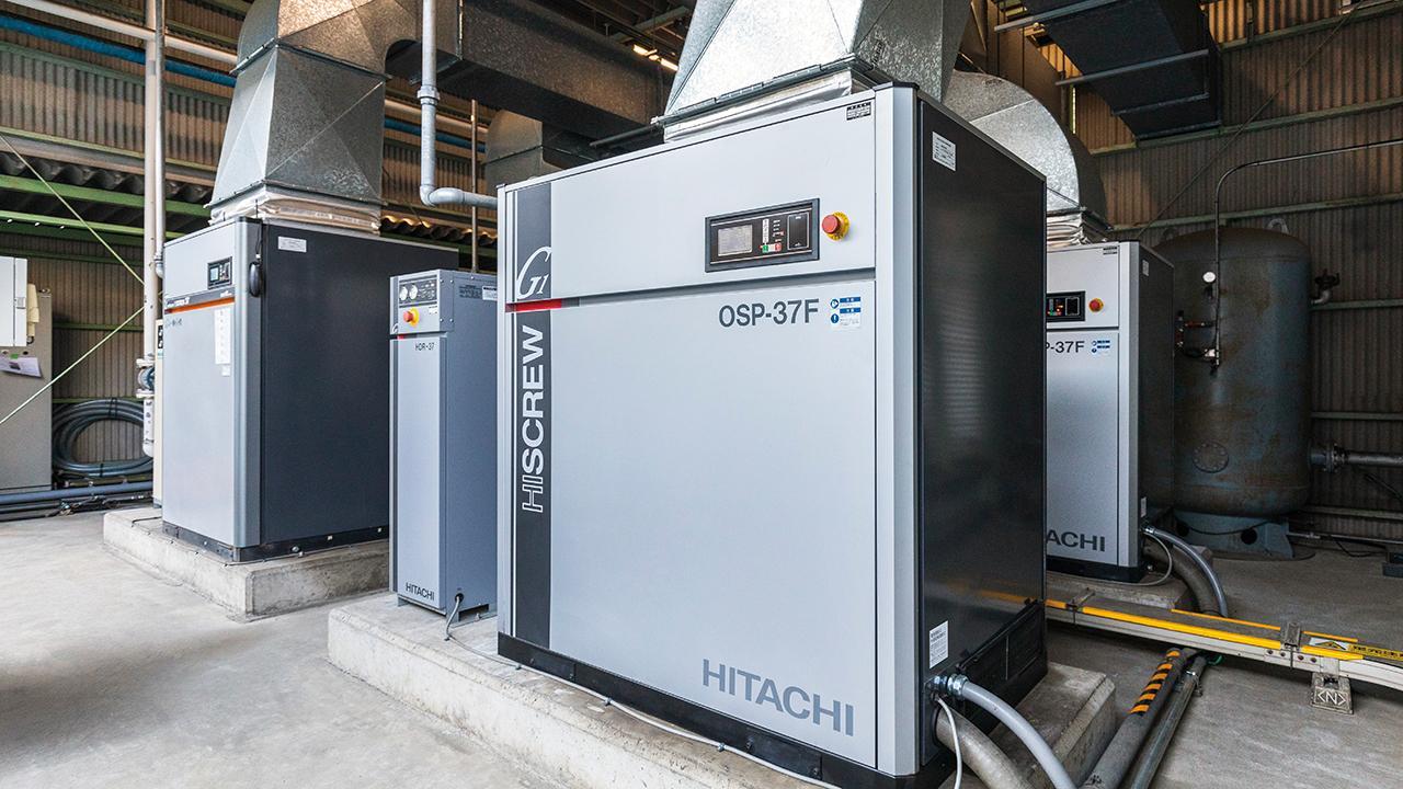 Công nghệ trục vít ngâm dầu HISCREW của máy nén khí Hitachi